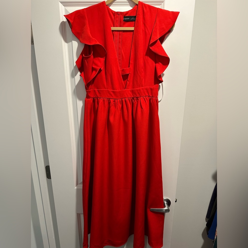 Azazie Red Dress
